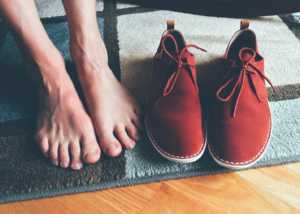 Person’s Feet After Toenail Fungus Treatment